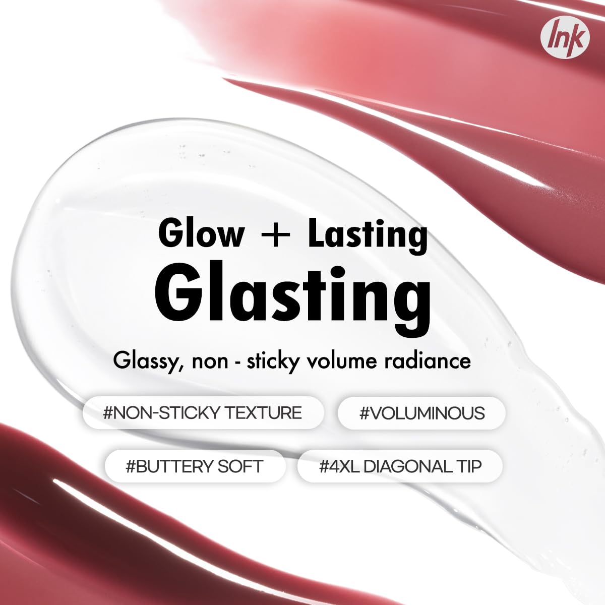 Peripera Ink Glasting Mini Gift Sets Lip Gloss #01 + #03 + #06 (2.5ml * 3), Long-Lasting Hydration, Moisturizing Stocking Stuffers, Korean Lip