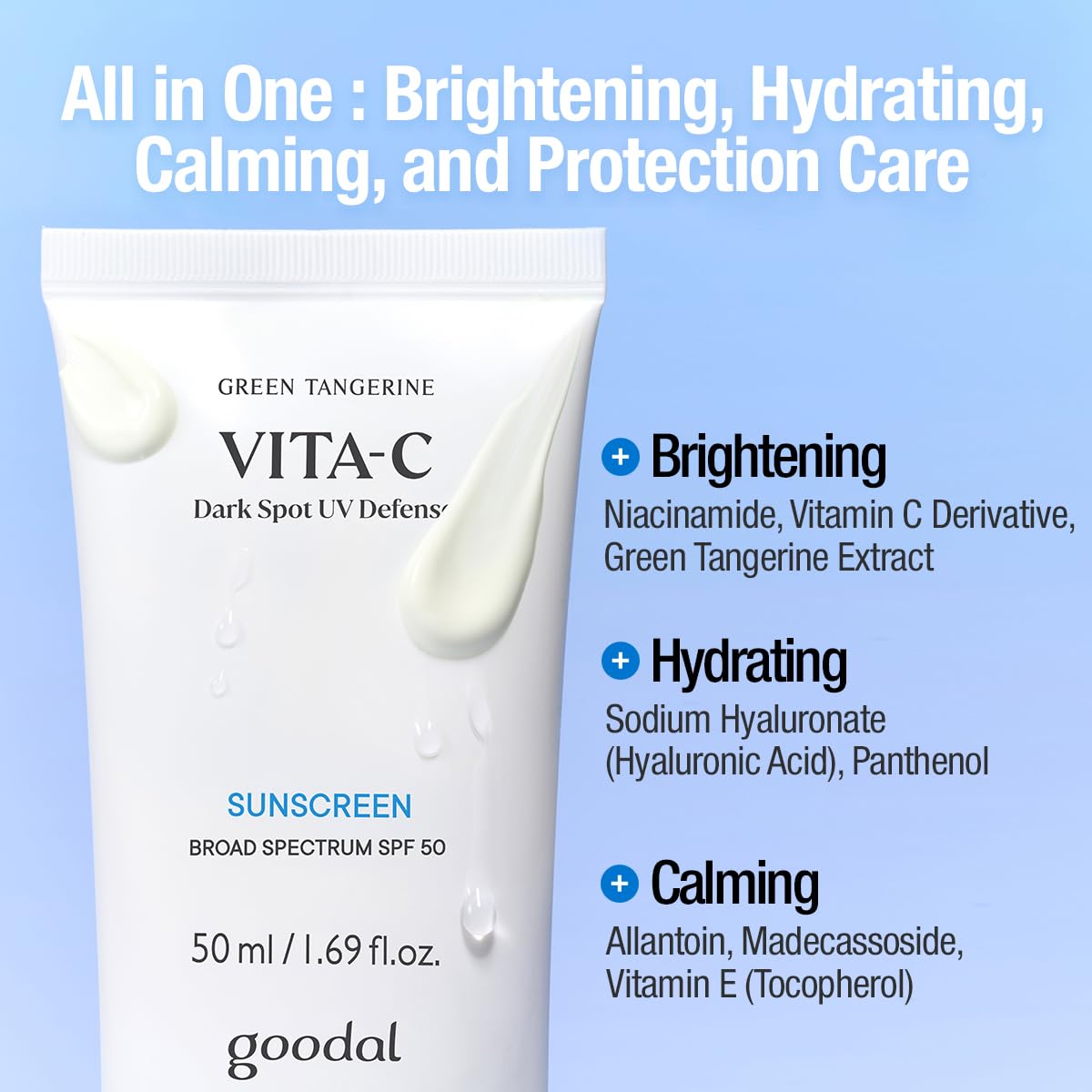 [Bundle] GOODAL Green Tangerine Vitamin C Serum & Cream & Sunscreen [Advanced Ver.]