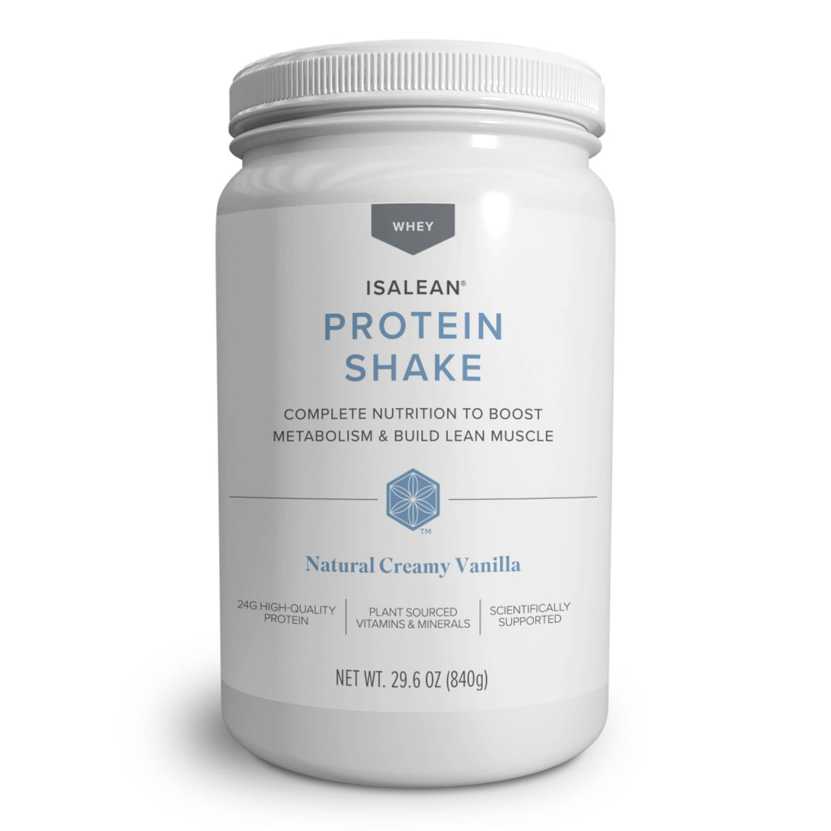 Isagenix IsaLean, 24g Protein Shake, Birthday Cake, 28.1 oz