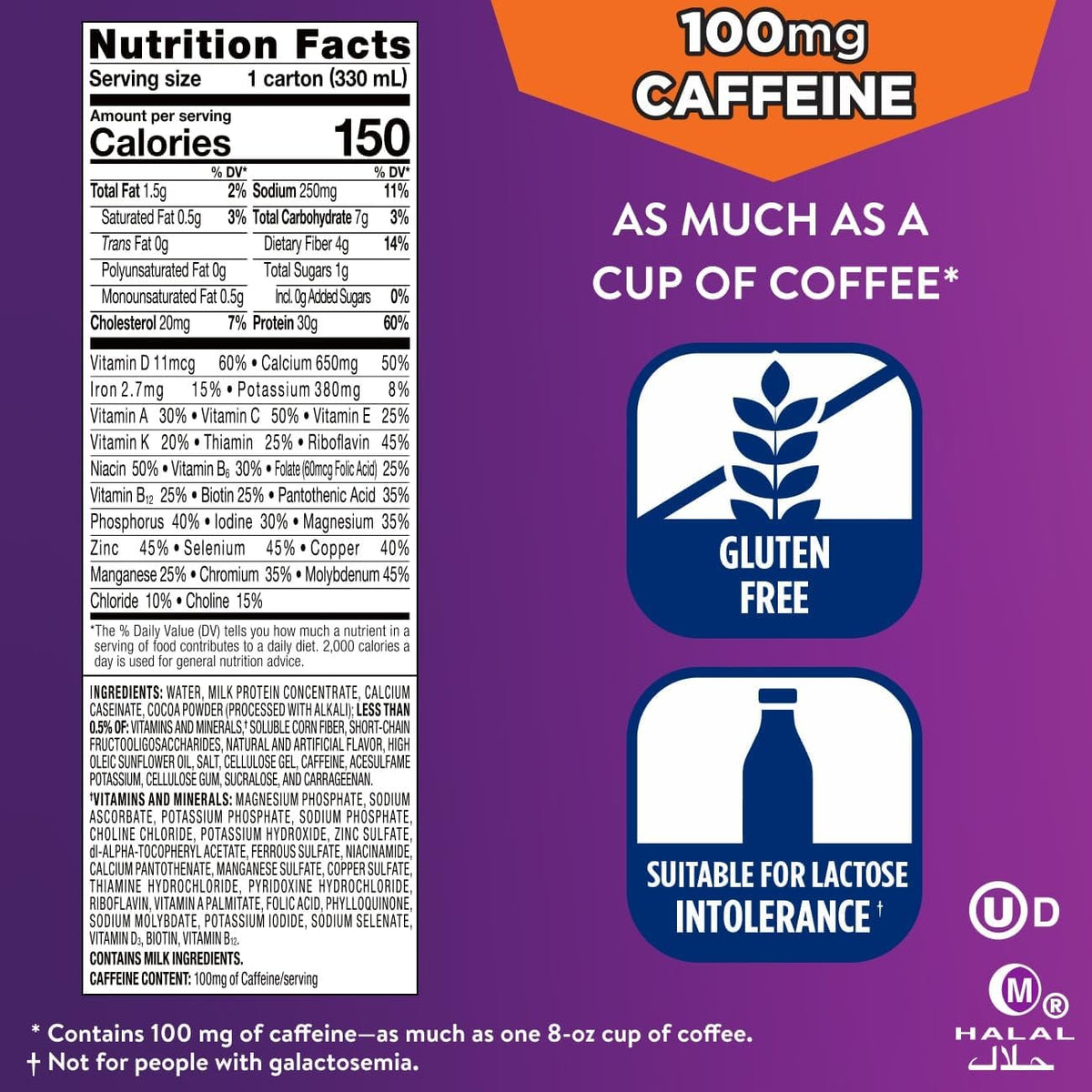 Ensure Max Protein Milk Chocolate Shake, 30g High Protein, 12 Pack