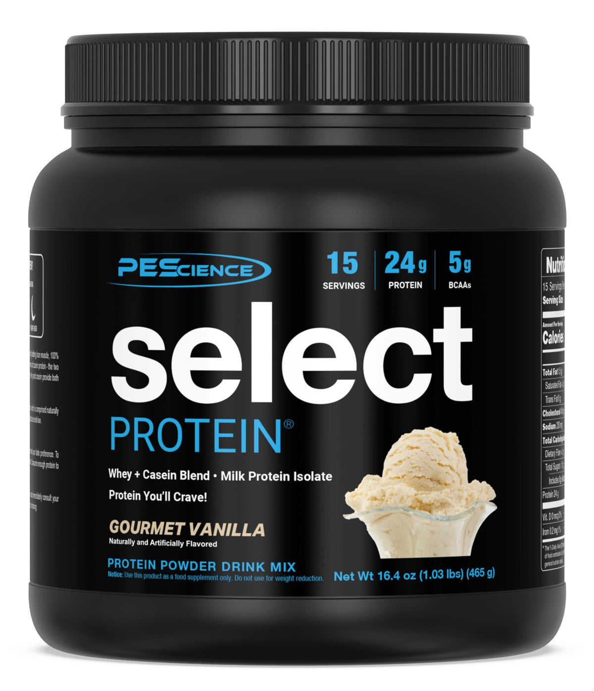 PEScience Select Protein Powder, Gourmet Vanilla, 27 Servings