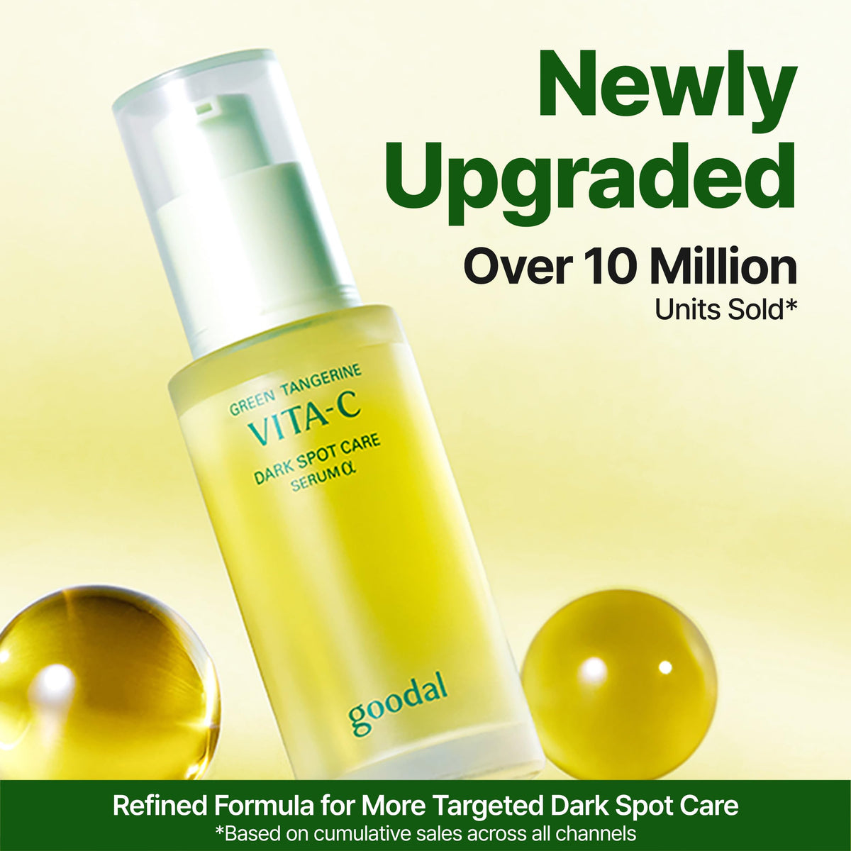 GOODAL [Bundle] Green Tangerine Vita C Skin Care Trio : Toner Pads, Serum, Cream [Advanced Ver.]