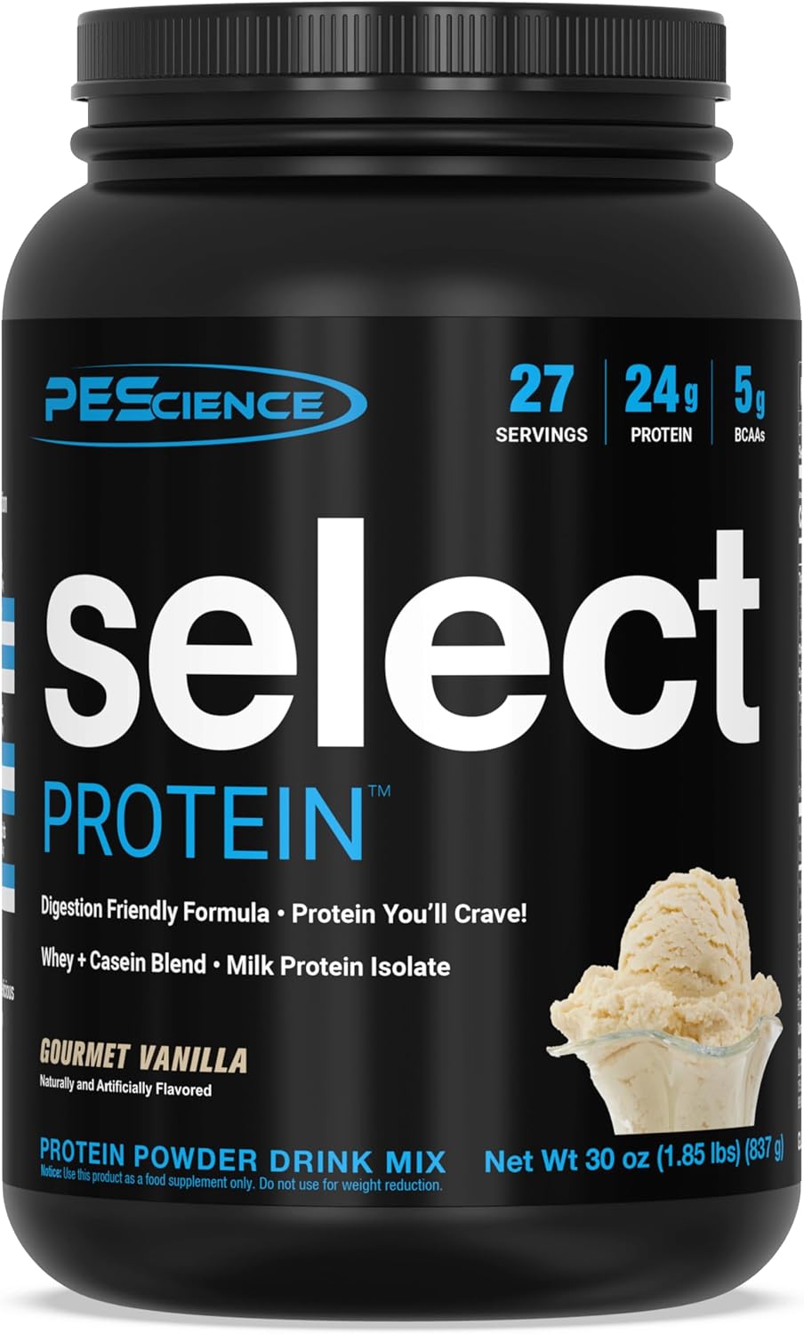 PEScience Select Protein Powder, Gourmet Vanilla, 27 Servings
