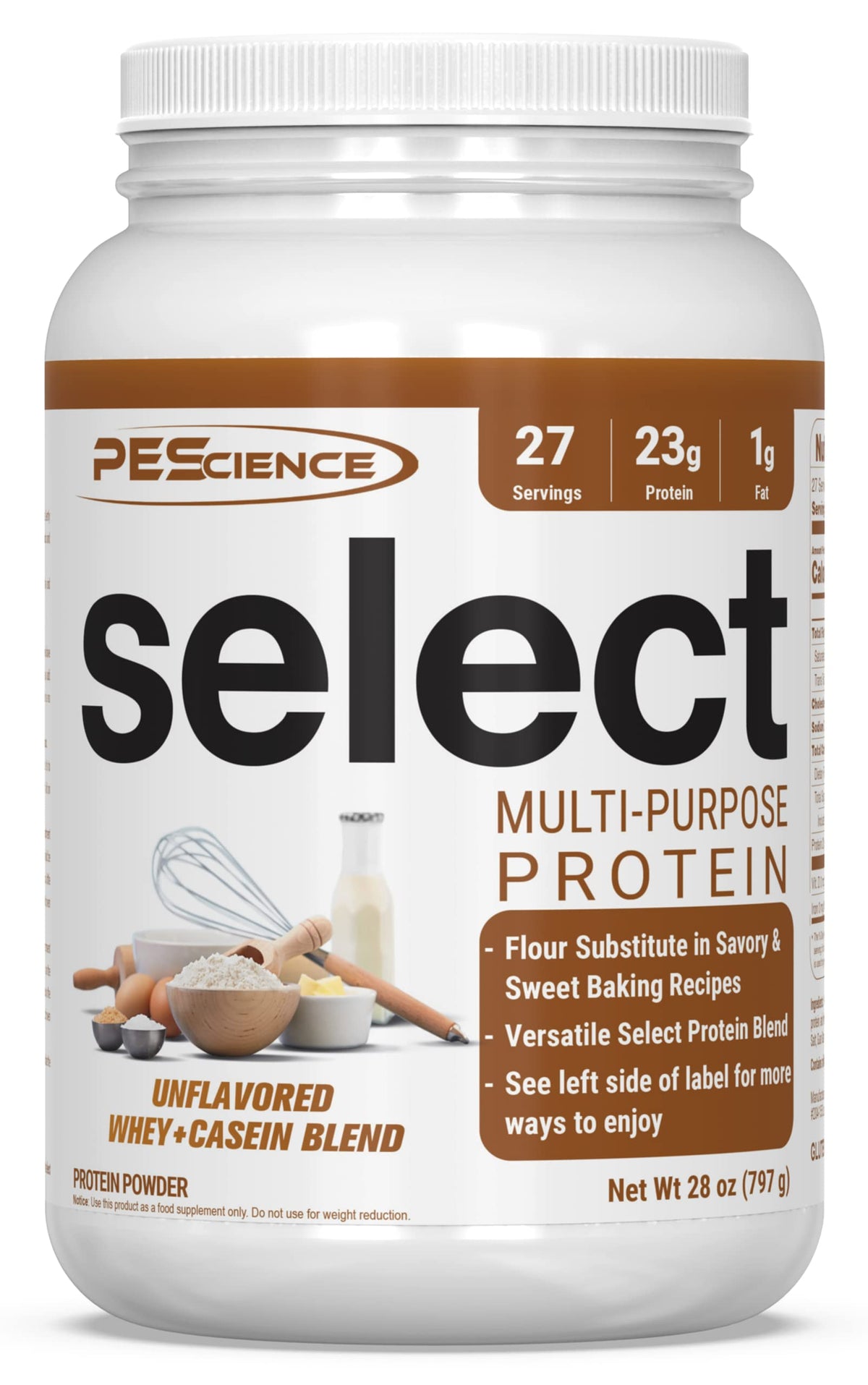 PEScience Select Protein Powder, Gourmet Vanilla, 27 Servings