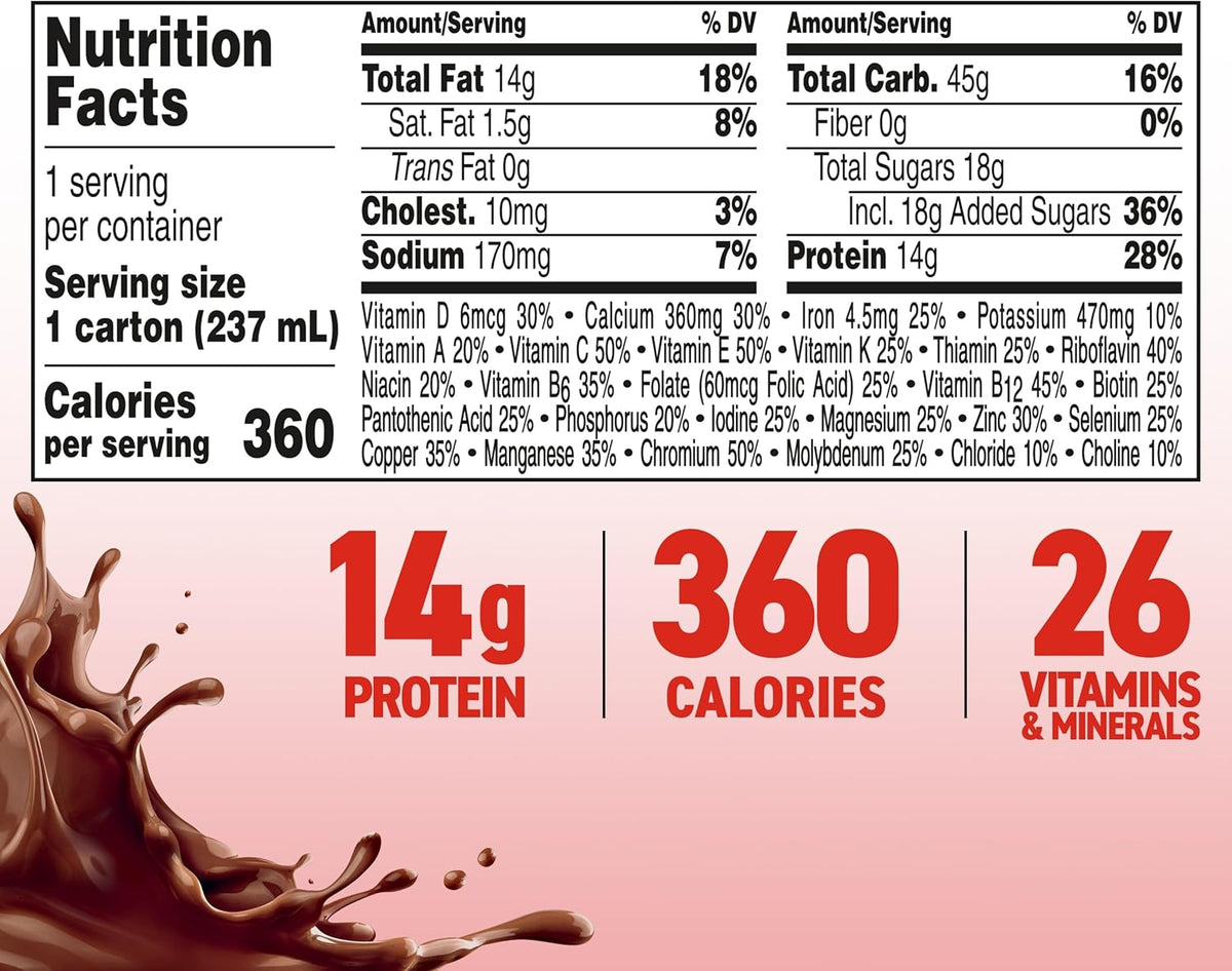 BOOST Plus Ready to Drink Nutritional Drink, Rich Chocolate, 24 Pack