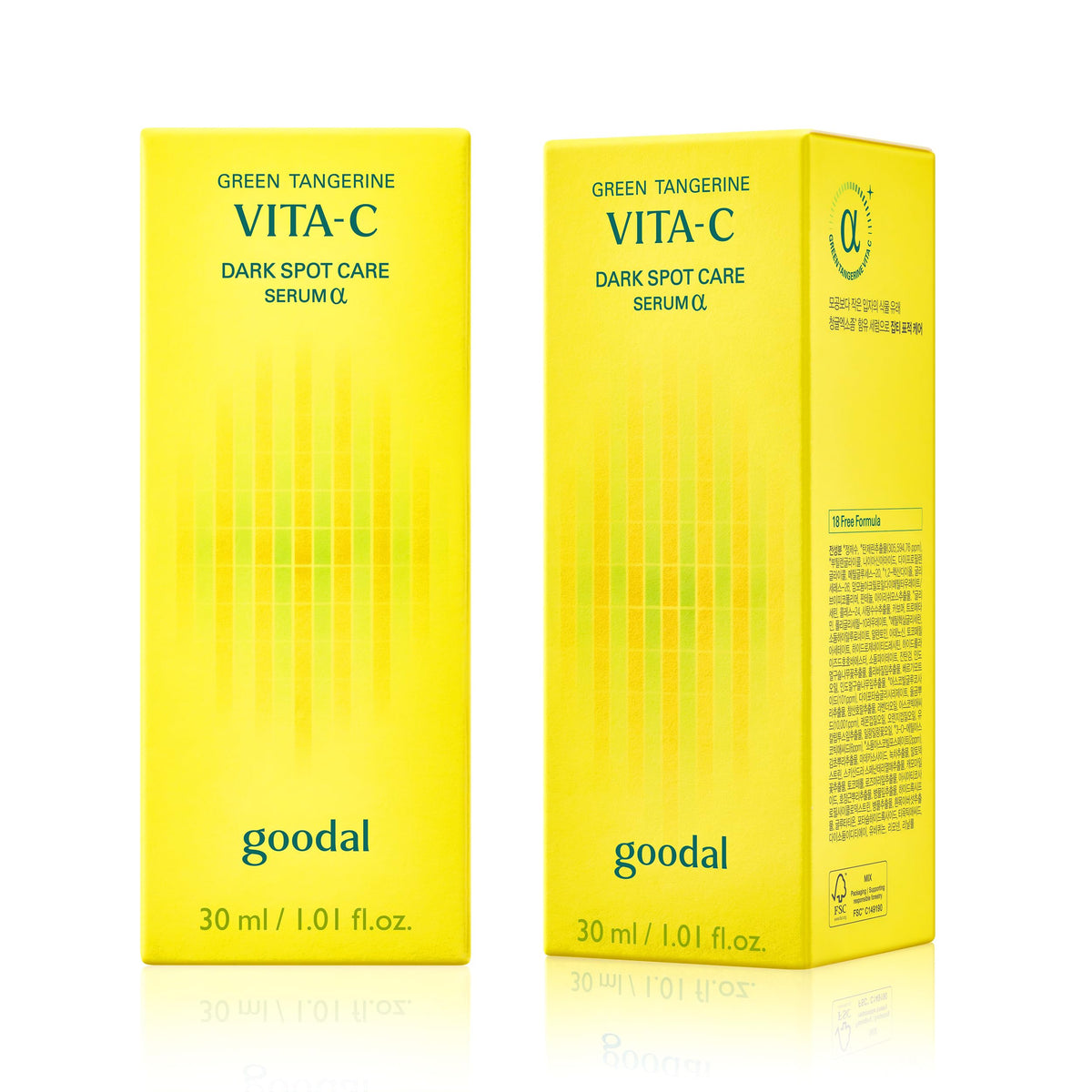 GOODAL Green Tangerine Vitamin C Serum [Advanced Ver.] – Facial Serum with 5% Niacinamide & Exosome Technology | Helps Improve the Dull Skin for Radiant Skin | Korean Skincare 1.01 fl oz / 30 ml